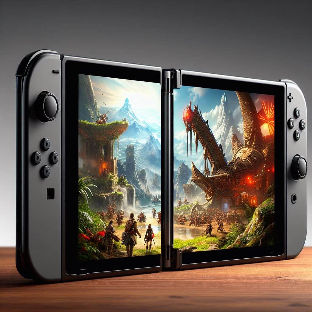 출처 ai기반 닌텐도 스위치2 상상