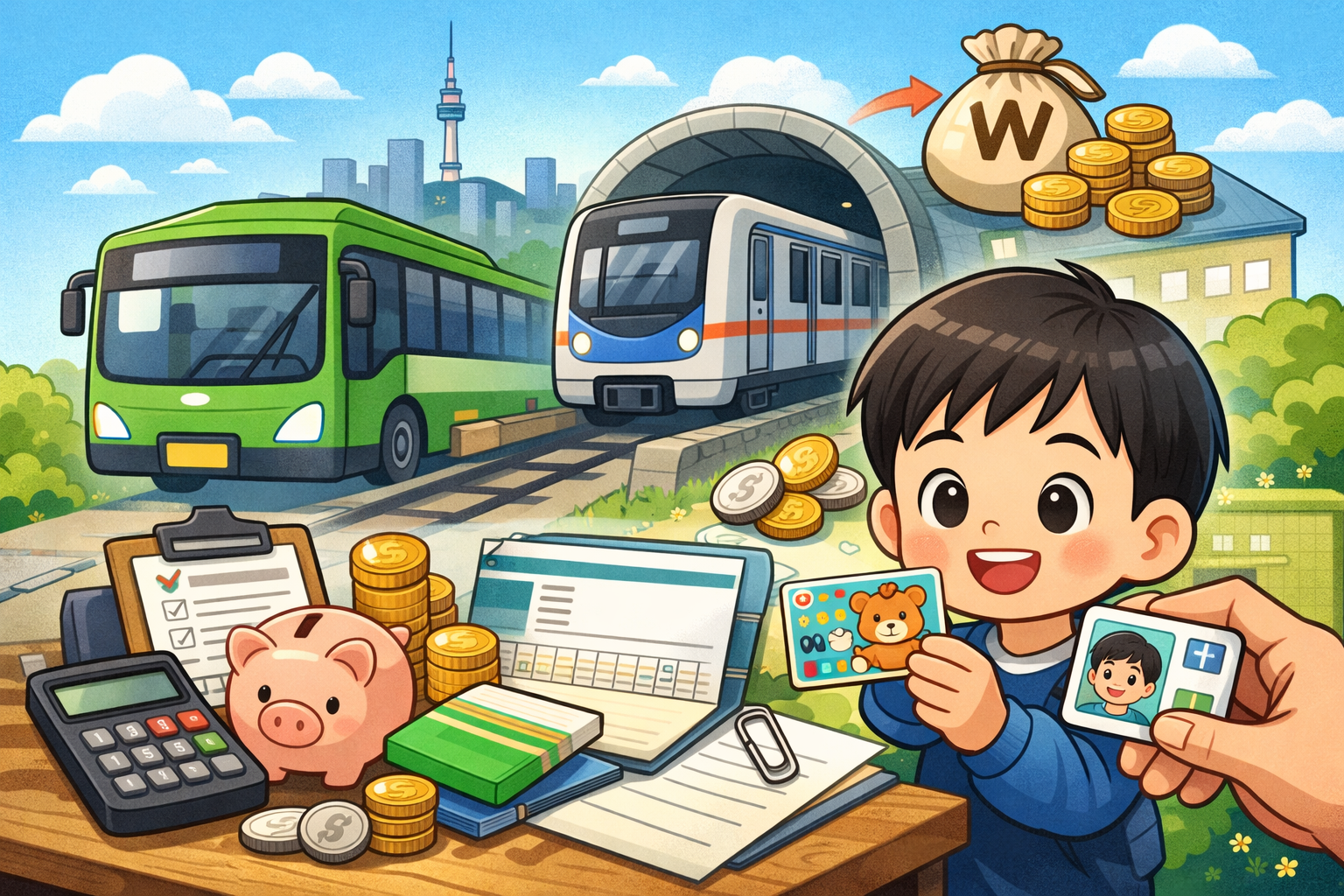 서울 어린이 교통카드 신청방법 총정리 (+버스&middot;지하철 요금, 교통비 지원까지 완벽 정리) 관련 사진
