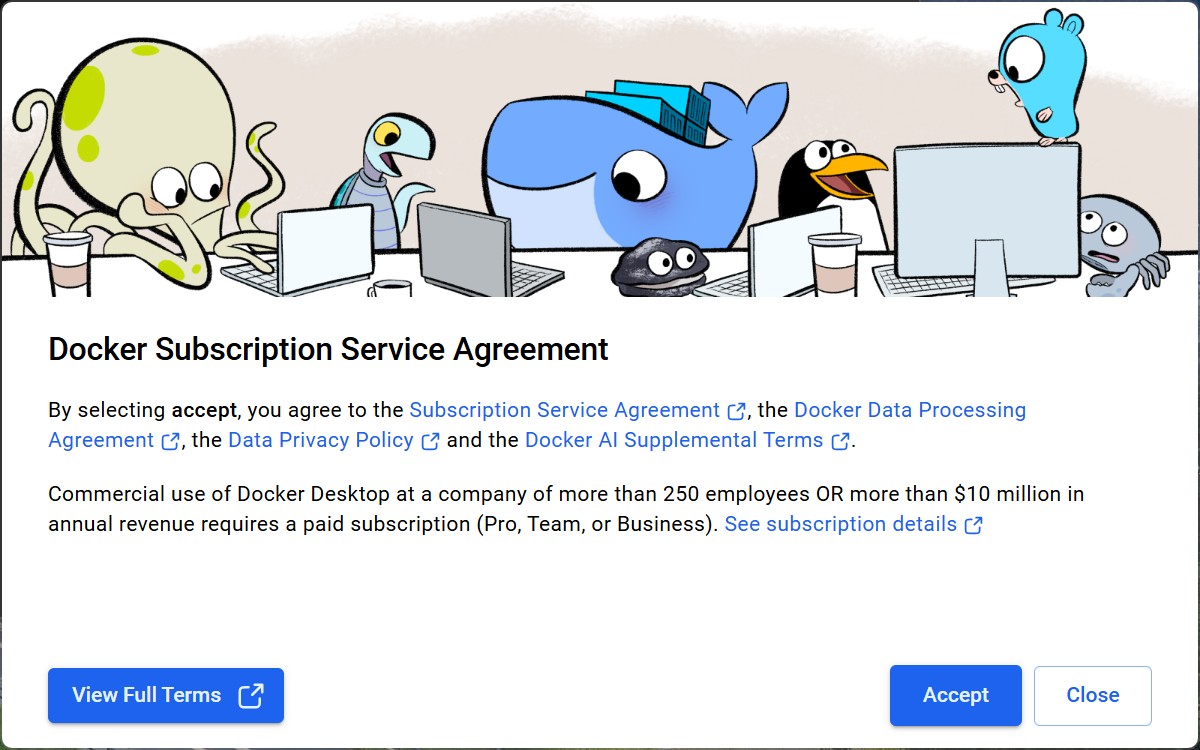 Docker Subscription Agreement