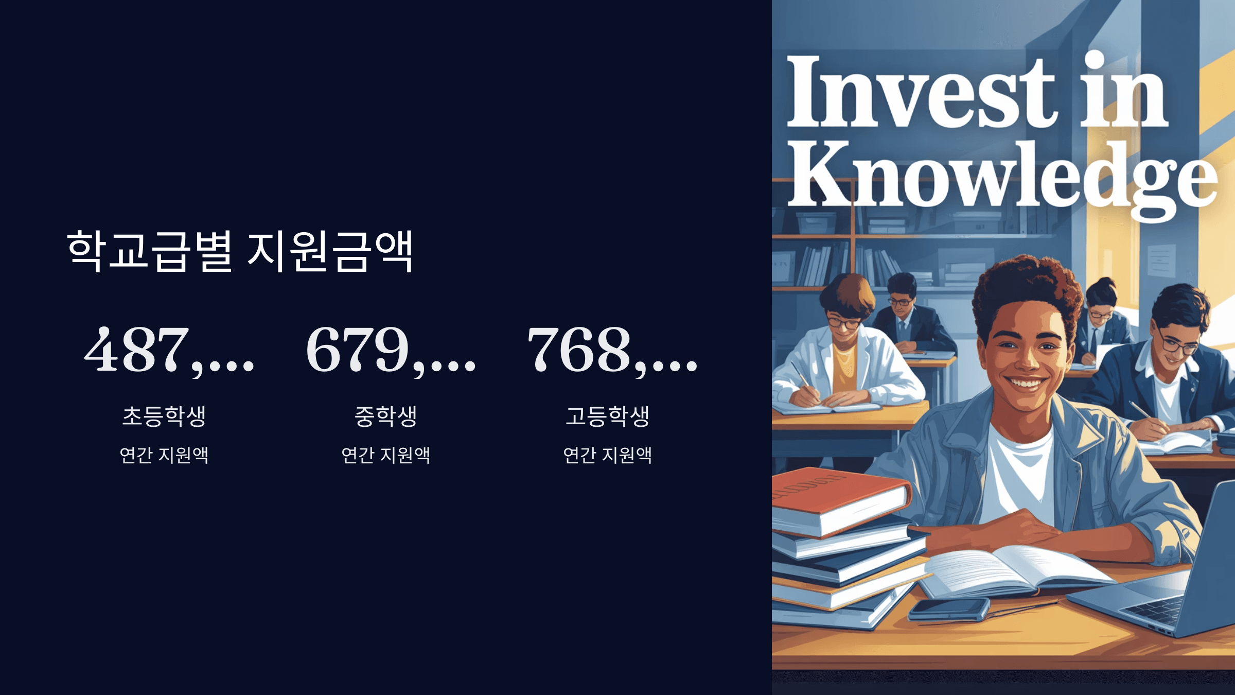 가구 내 지원 대상 학생