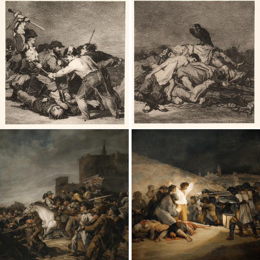 고야의 전쟁과 폭력 작품들