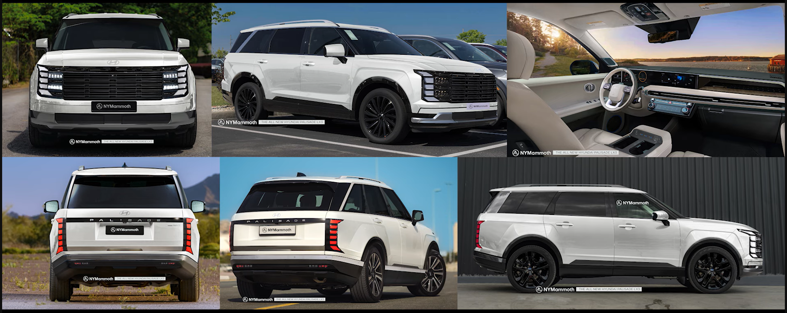 현대자동차 팰리세이드 풀체인지(LX3) 예상도