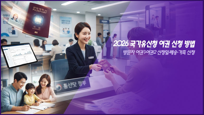 2026 국가유산청 여권 신청 방법｜방문자 여권1&middot;여권2 신청일&middot;배송&middot;가족 신청
