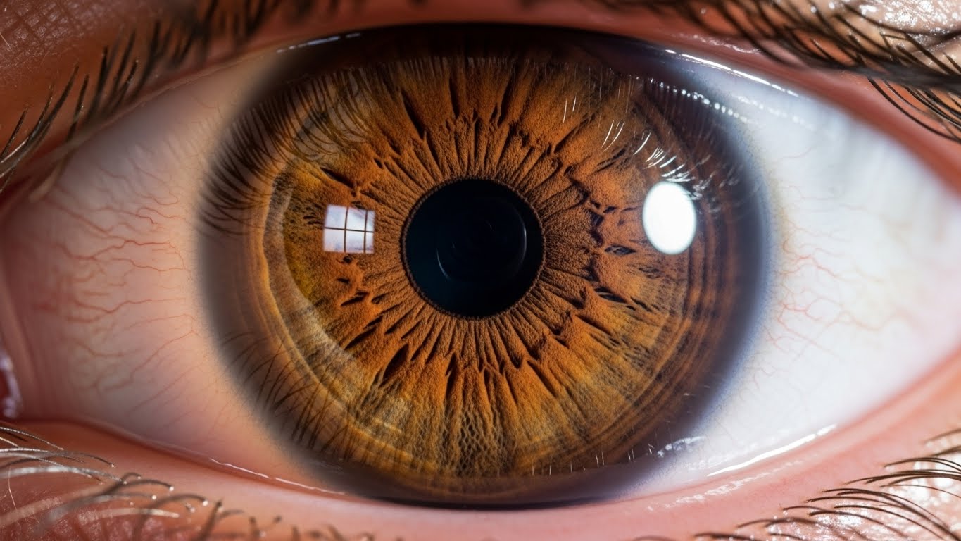 체내 독소 제거 후 명료해진 정신과 건강 상태를 상징하는 맑은 눈동자