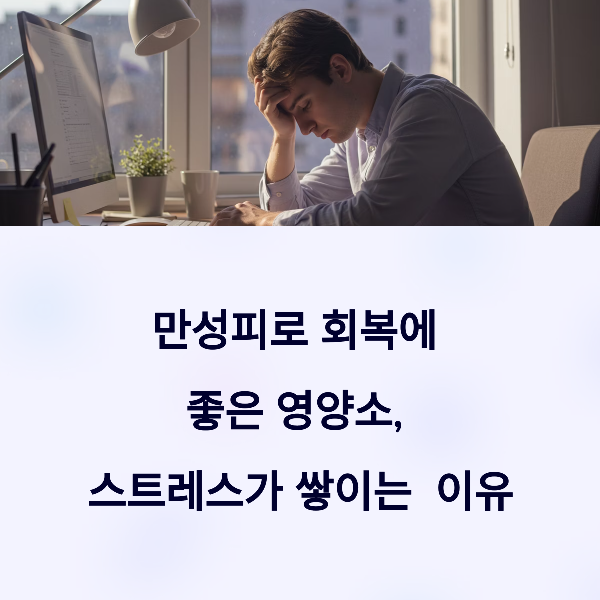 스트레스 해소를 위한 피로회복