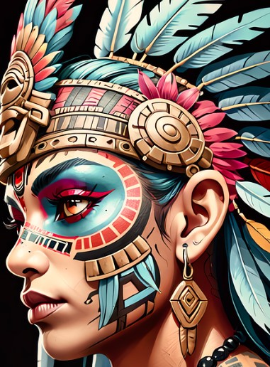 종교 의식을 시작하는 모습