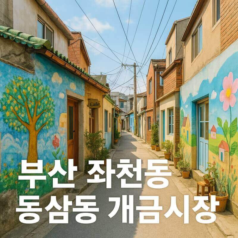 부산 가볼 만한 곳 (좌천동, 동삼동, 개금시장) 관련사진