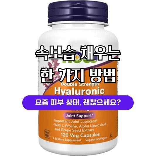 나우푸드 히알루로닉 애시드 더블 스트렝스 100mg 제품 이미지