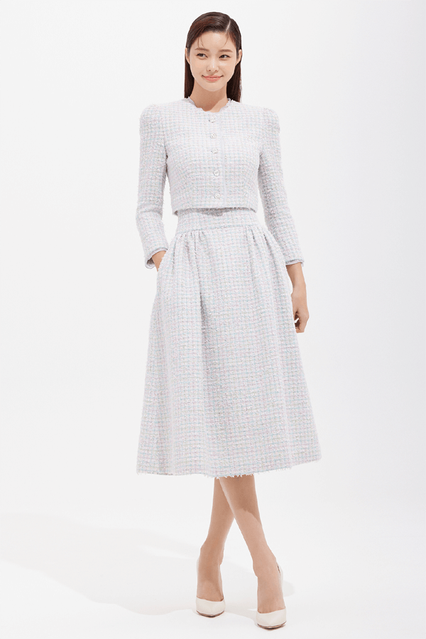 눈물의 여왕 김지원 아보아보 자켓 스커트