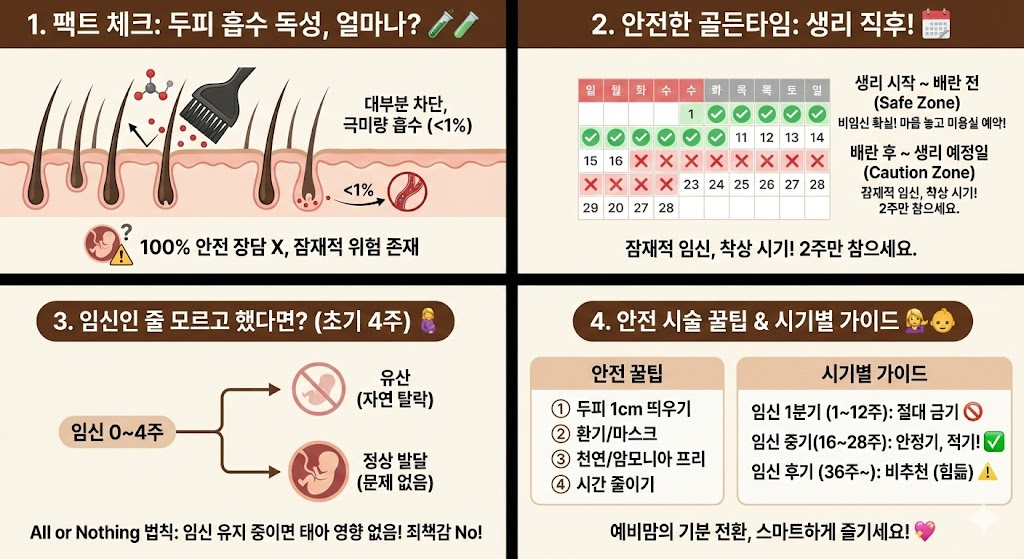 임산부 미용실 염색