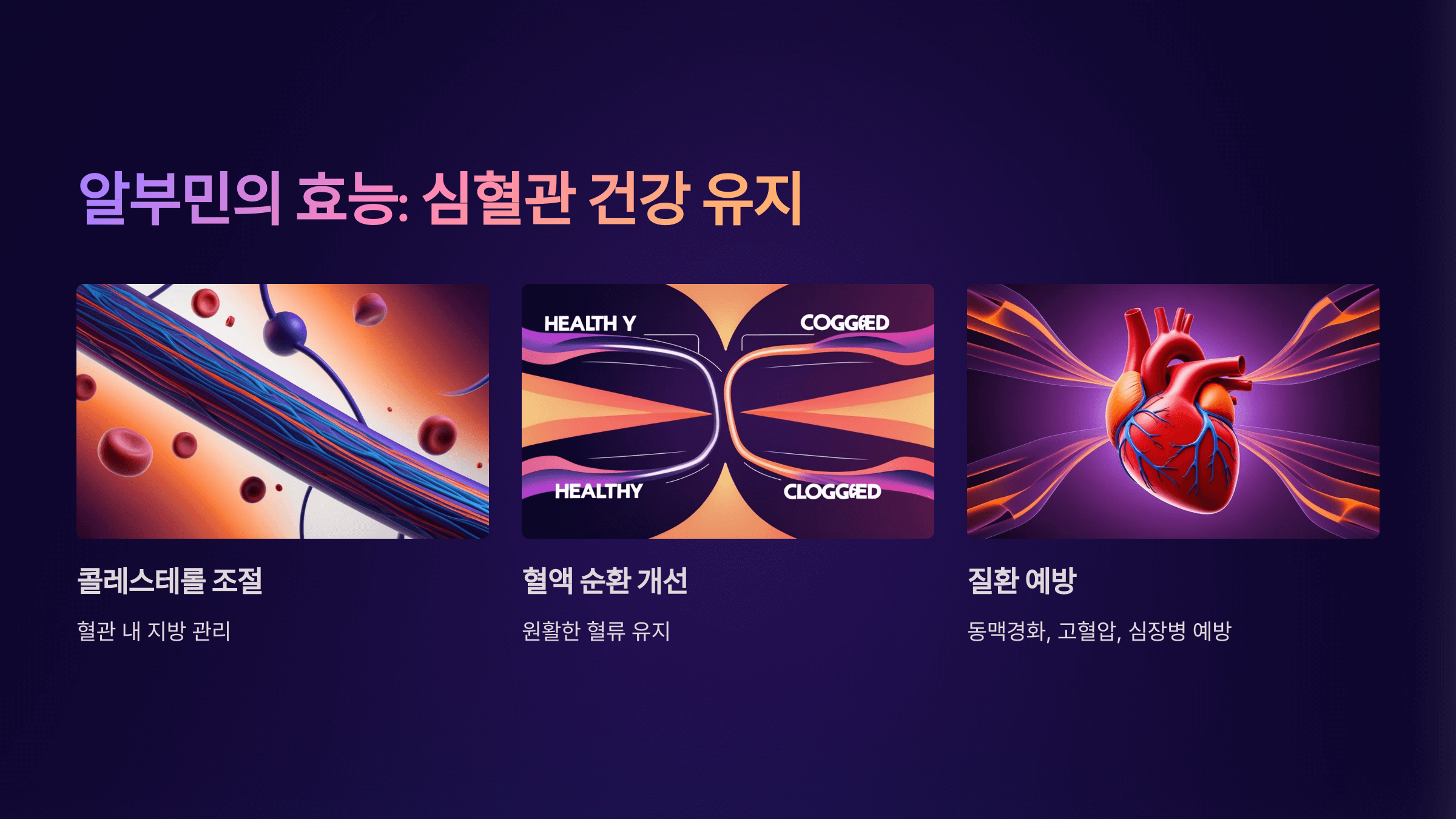 알부민과 관련된 사진입니다.