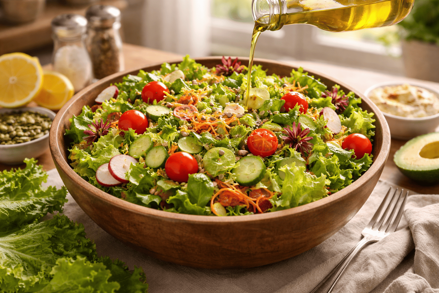 유럽 상추 종류와 영양 특징