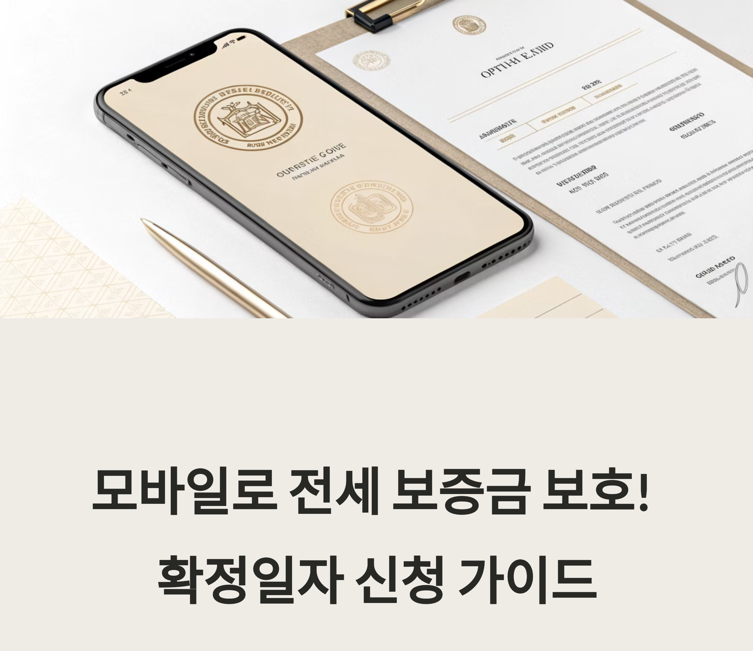 모바일 확정일자 관련 사진