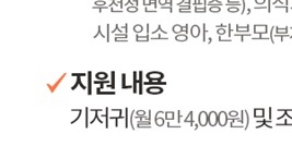 저소득층기저귀조제분유지원