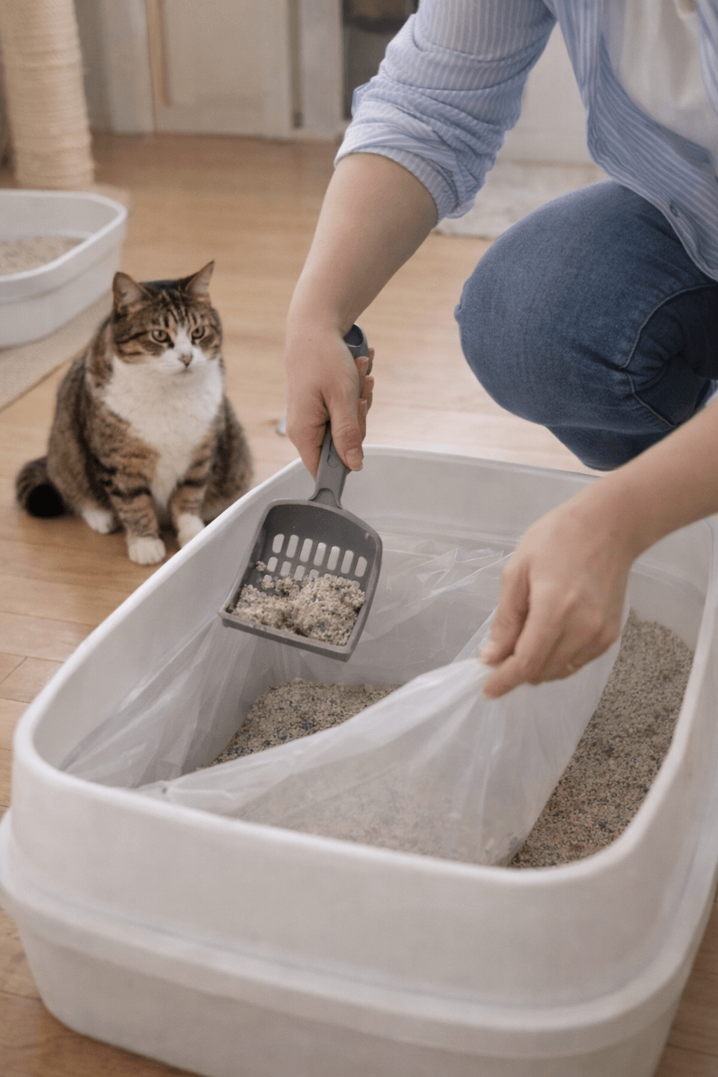 고양이 화장실 청소