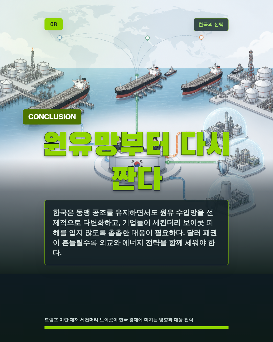 원유망부터 다시 짠다