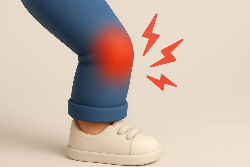 무릎 아래 통증