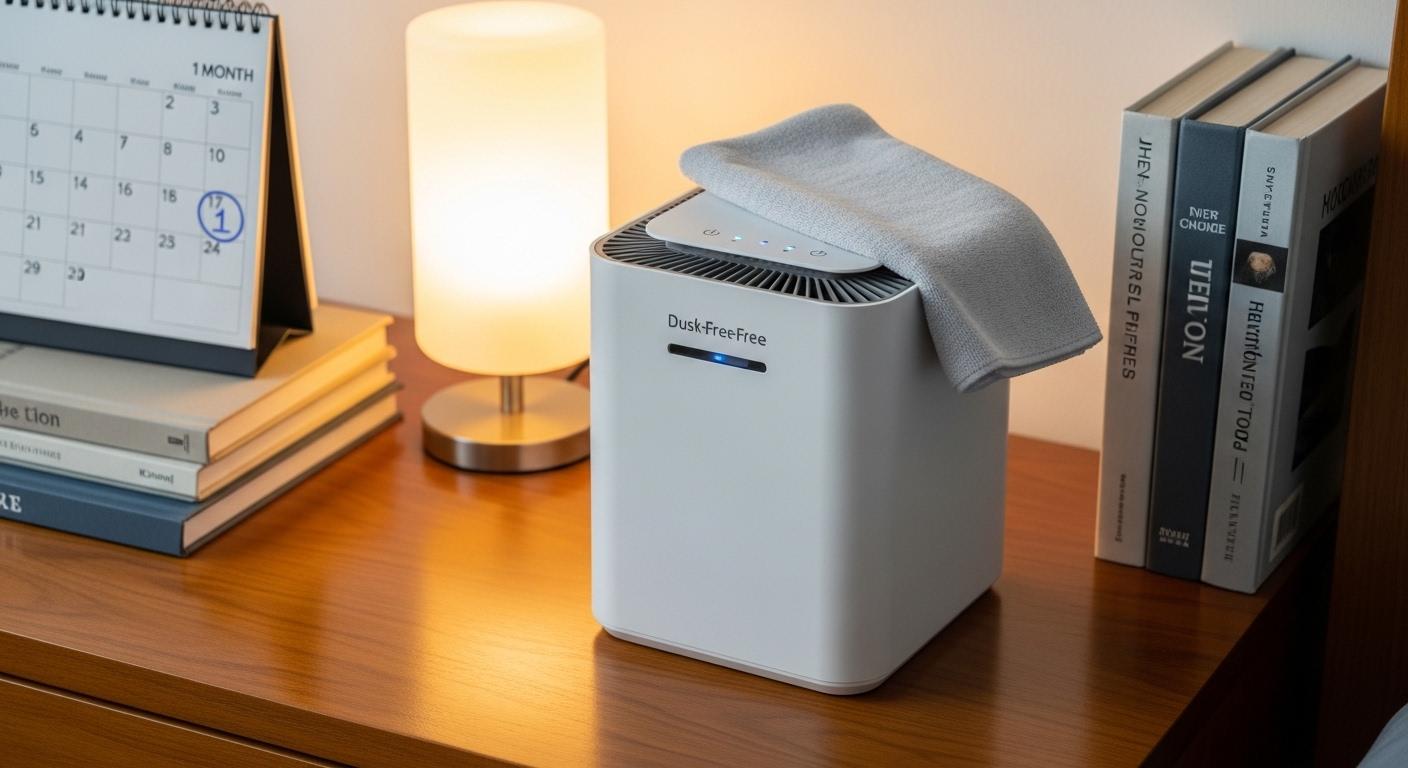 털날림 소형 공기청정기 1달 사용 후기