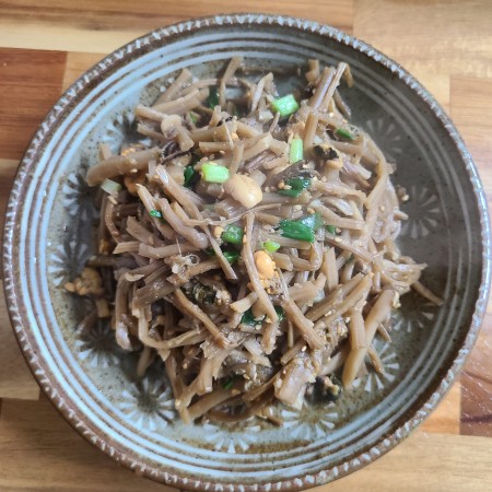 고구마줄기 나물볶음 만들기