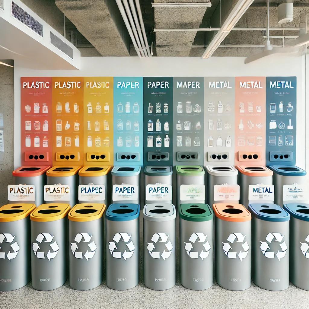 분리수거 쓰레기통