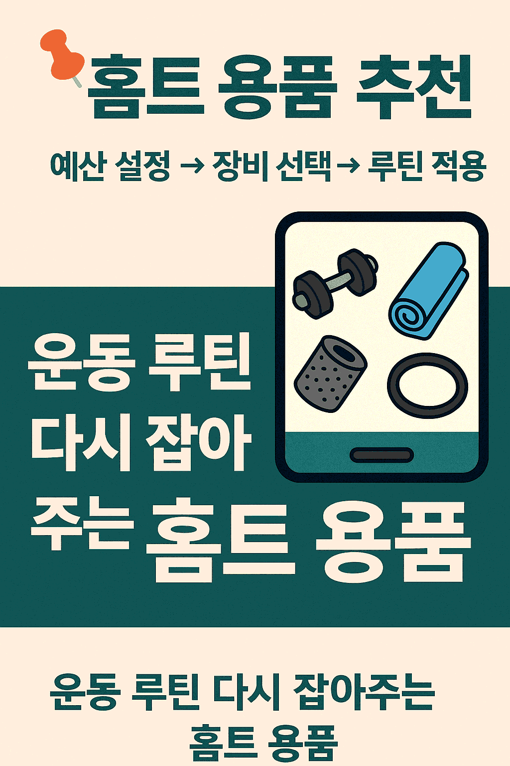 홈트 장비 어떤 걸 사야 운동 루틴