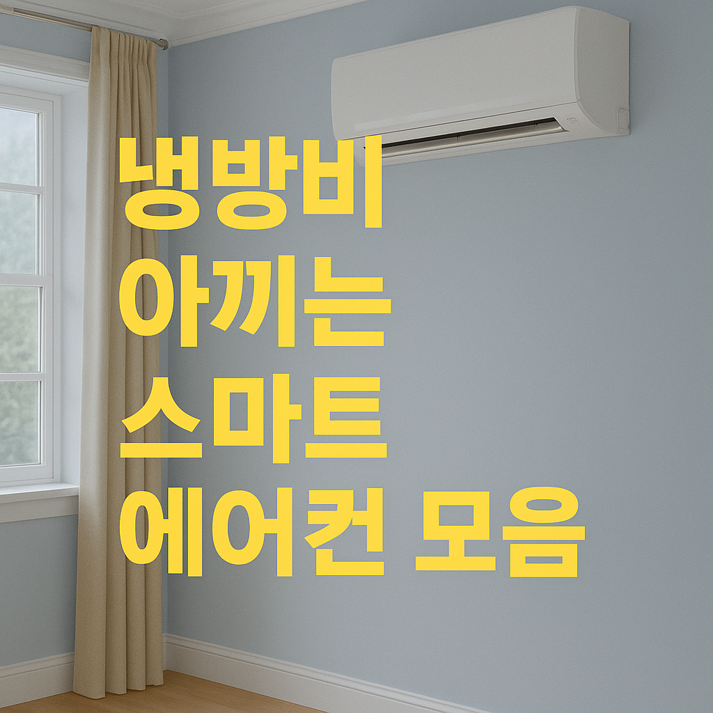 냉방비 아끼는 스마트 에어컨 모음