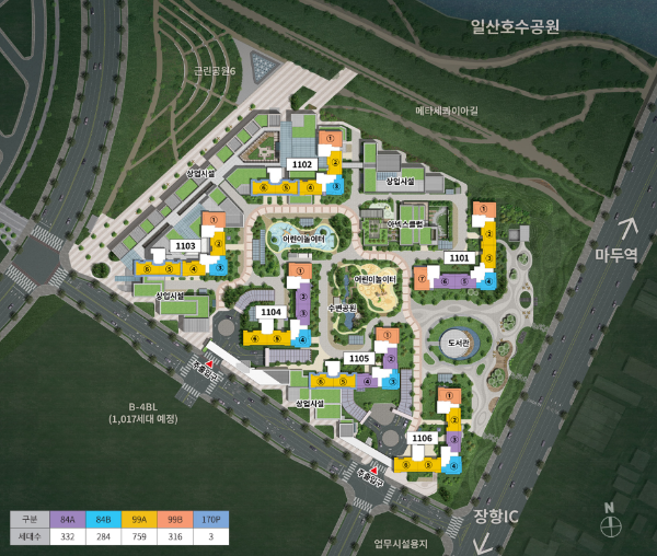 단지배치도