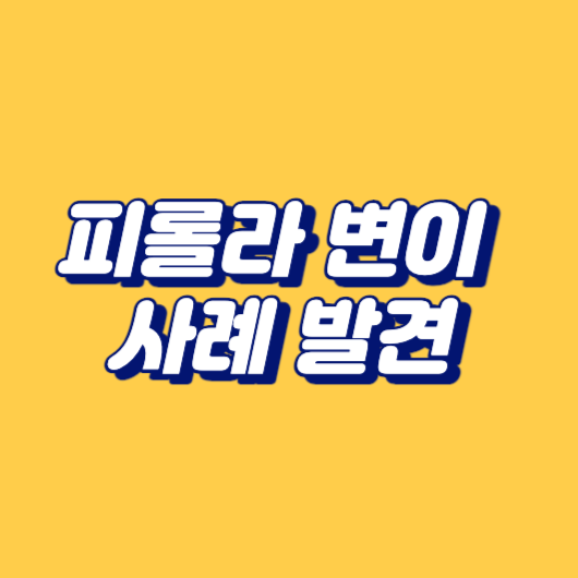 피롤라 변이 사례 발견