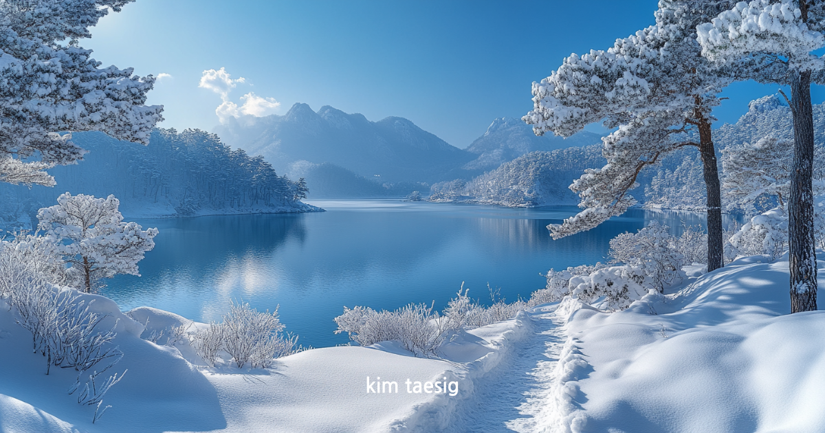 공작산의 사계절