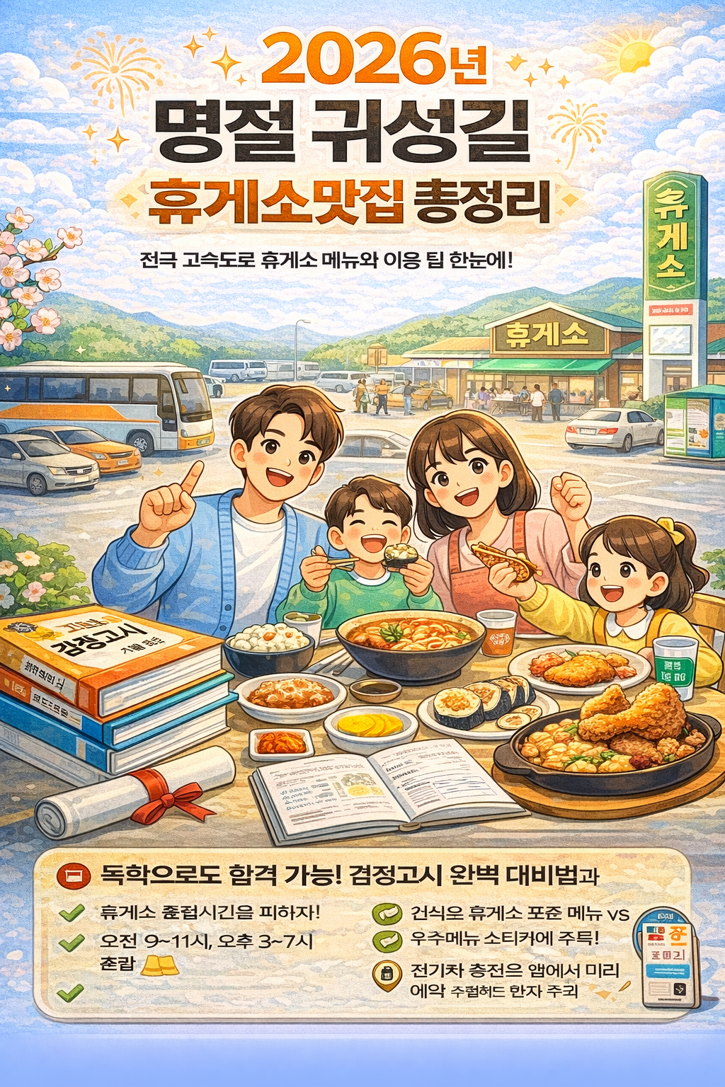 명절 귀성길 휴게소 맛집 총정리와 이용 팁