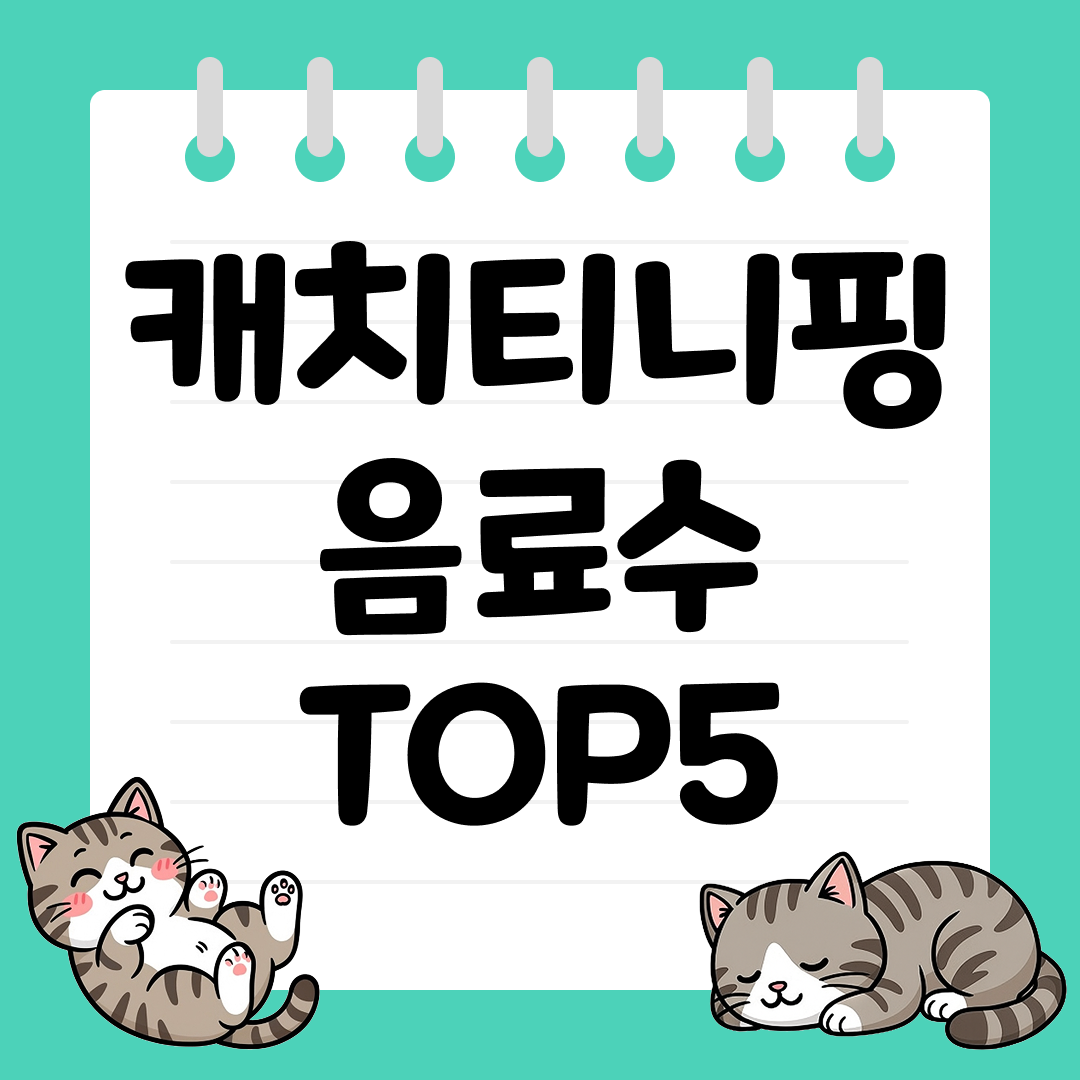 어린이 간식용으로 좋은 캐치티니핑 음료수 추천 TOP5