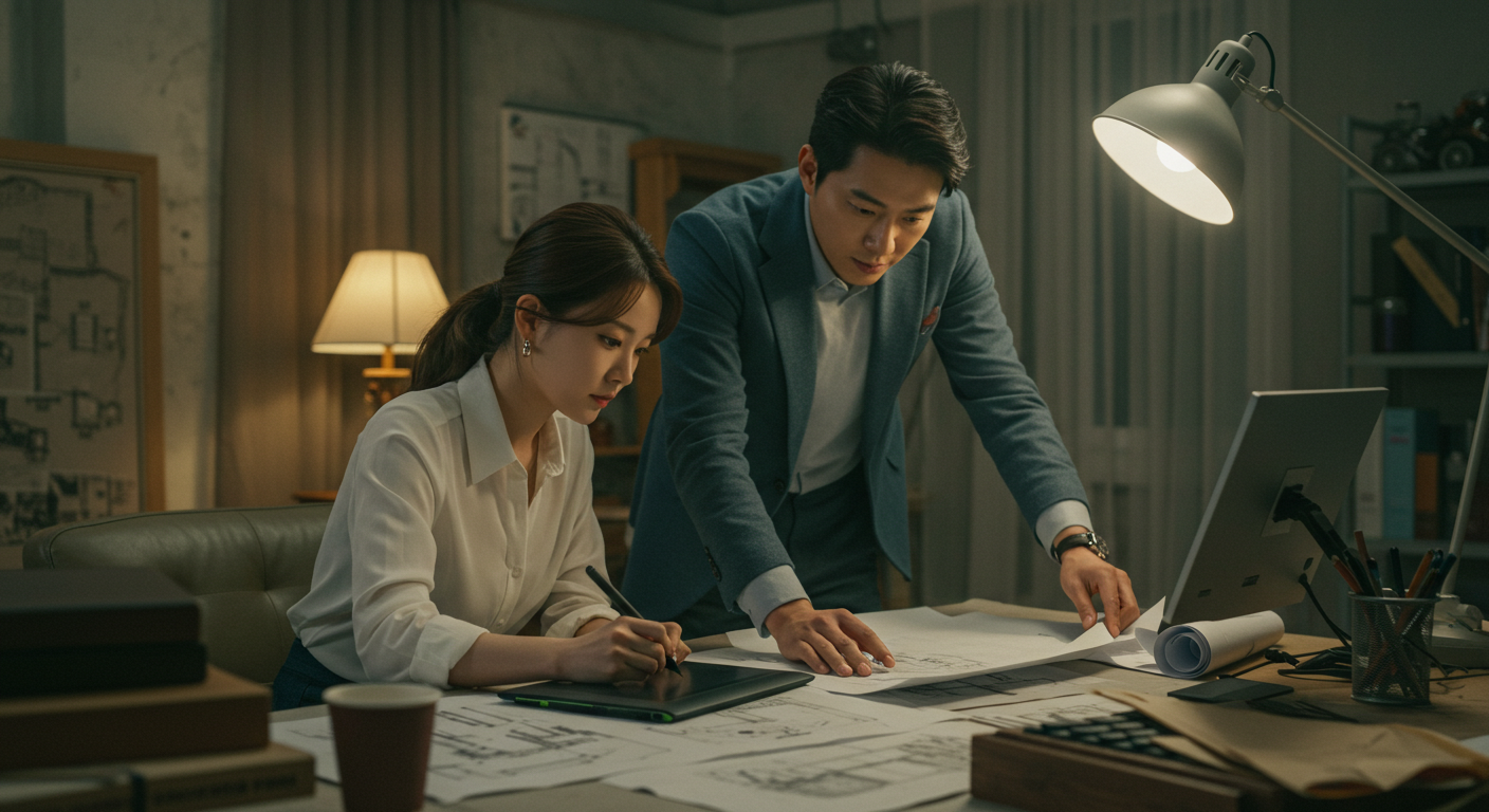 사무실 파티션 인테리어