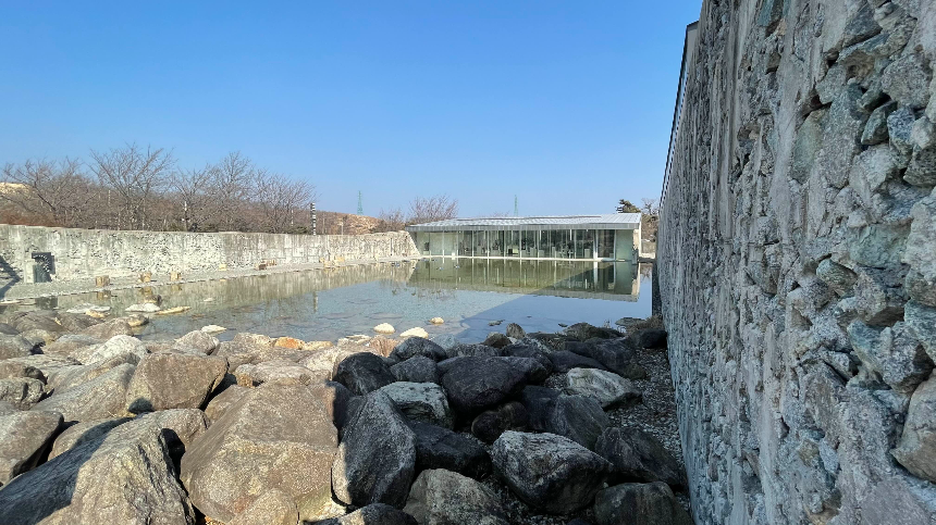 속초 바우지움 조각미술관 물의정원에서 이동