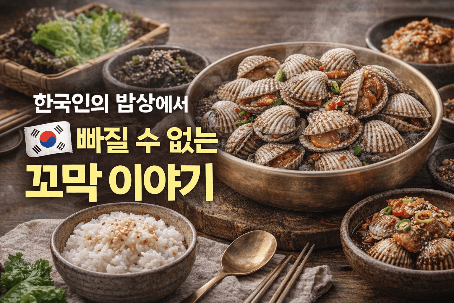 한국인의 밥상에서 빠질 수 없는 꼬막 이야기 썸네일