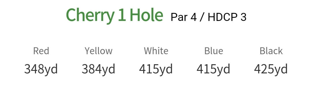 솔모로 컨트리클럽 체리코스 1