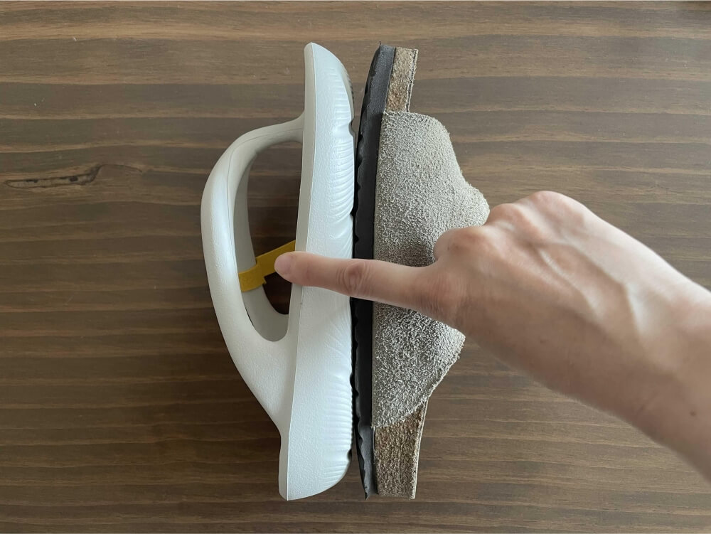 토앤토-플리플랍과-버켄스탁의-사이즈-비교