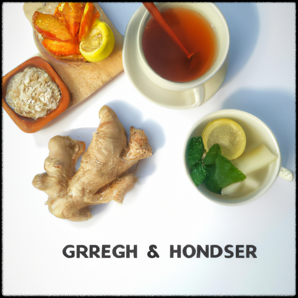 겨울 음식 생강차