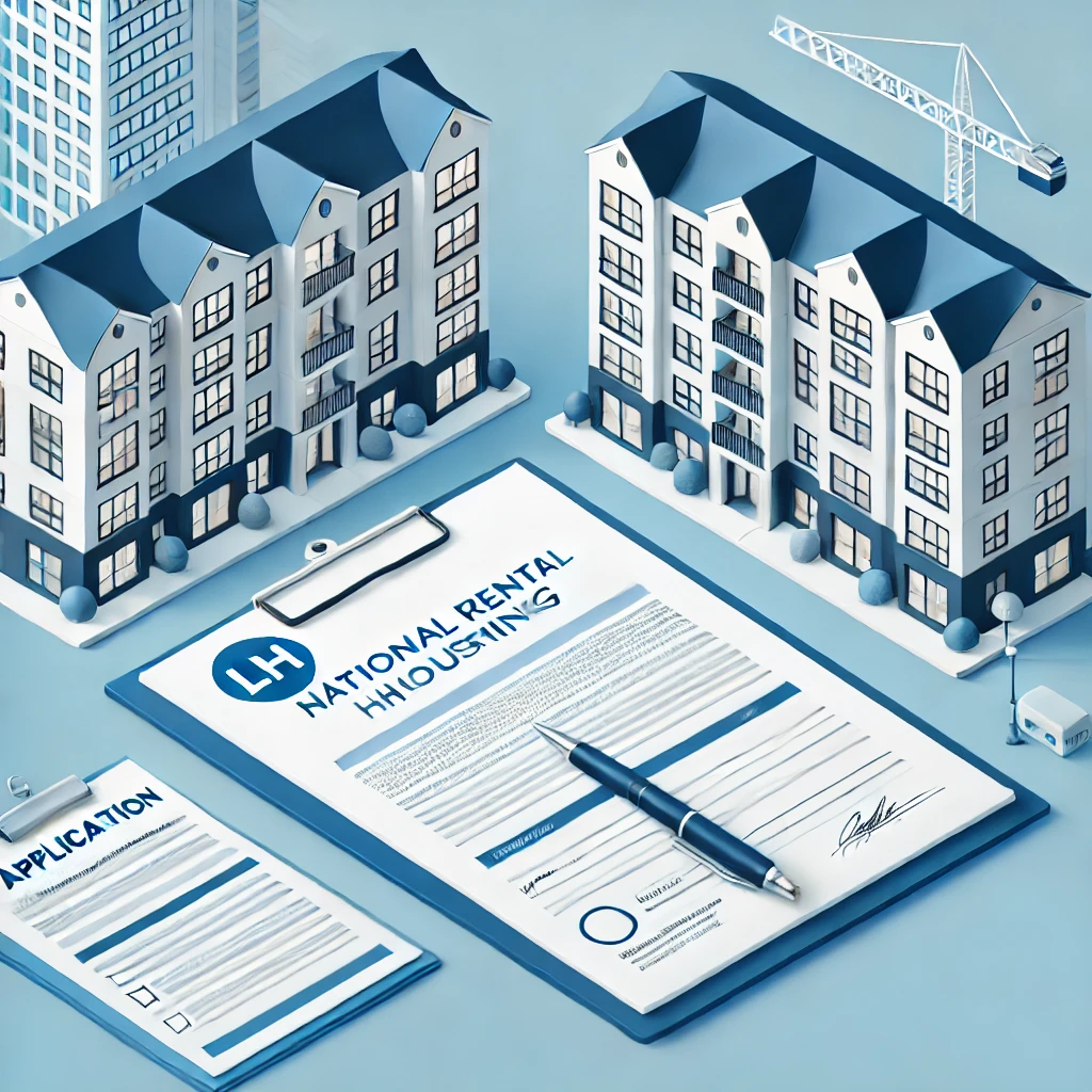 LH국민임대주택 모집공고, 임대주택 신청방법