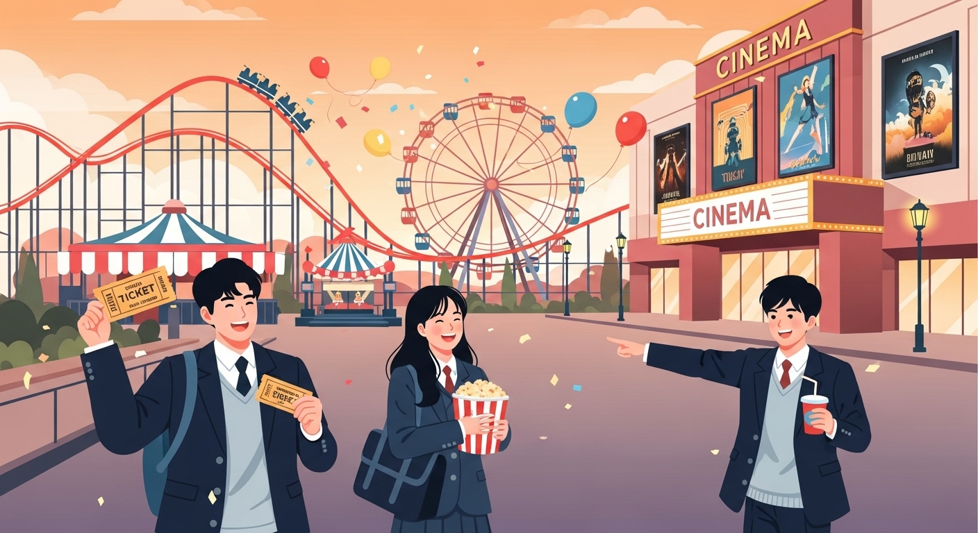 놀이공원 · 영화관 수험생 혜택_#1