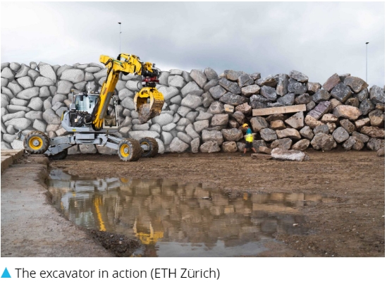 혼자 돌담 쌓는 로봇: 스위스&nbsp;ETH&nbsp;취리히&nbsp;대 VIDEO: Robot builds dry stone walls all by itself