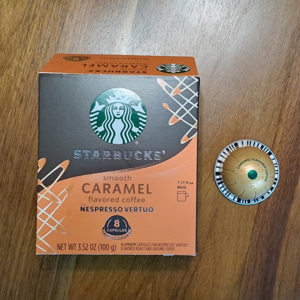 스무스 캐러멜향 커피 캡슐.