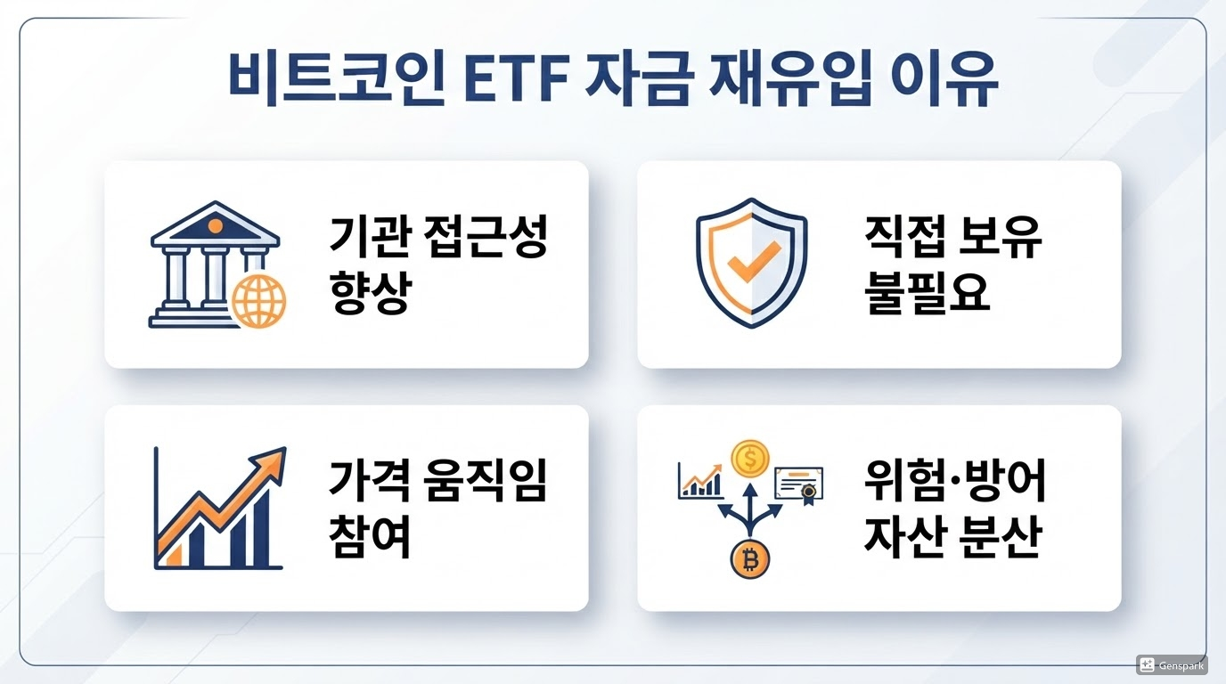 비트코인 ETF로 다시 돈이 움직이는 이유