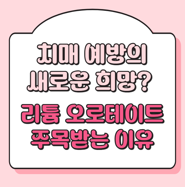 치매-예방의-새로운-희망?-리튬-오로테이트가-주목받는-이유