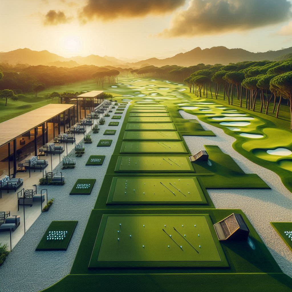 실외골프연습장 배경