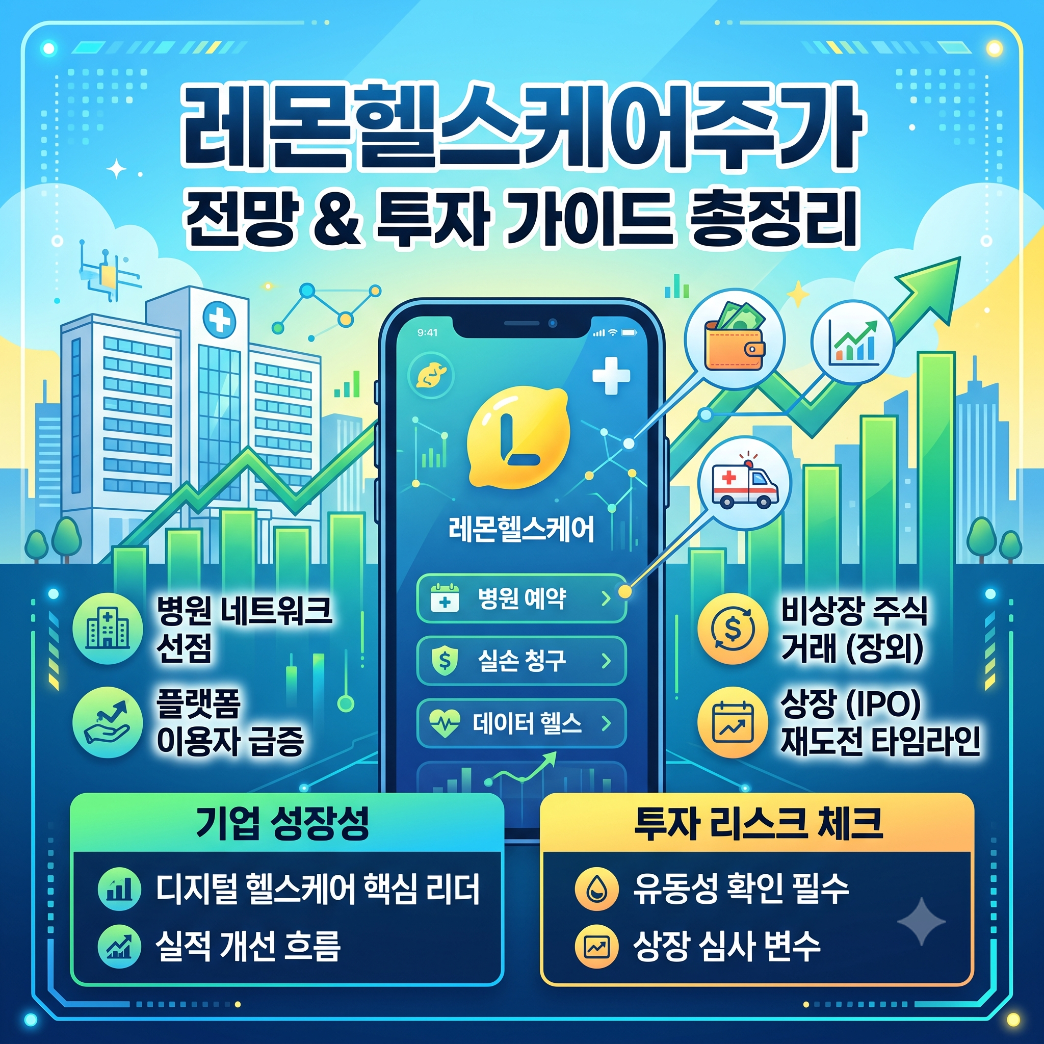 레몬헬스케어주가 전망 및 비상장 주식 거래 전 필수 체크리스트