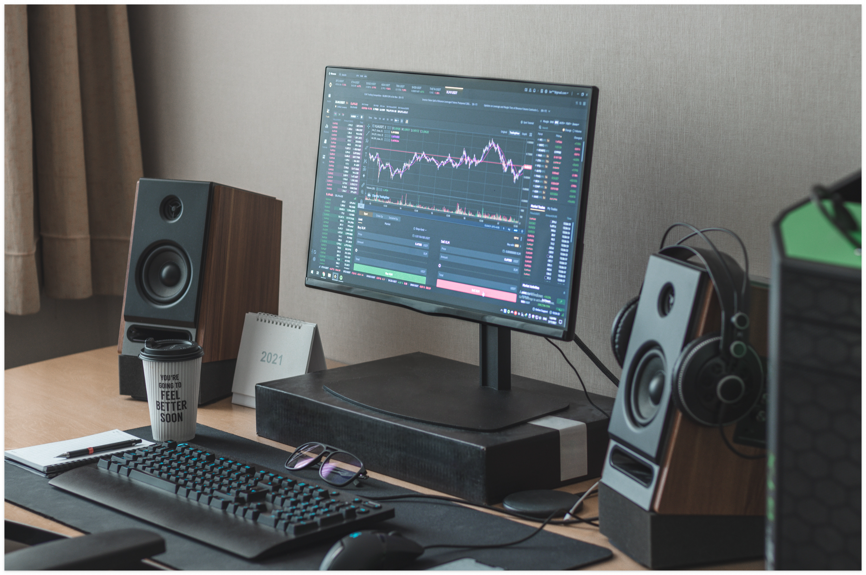 주식거래 신호의 예시 사진