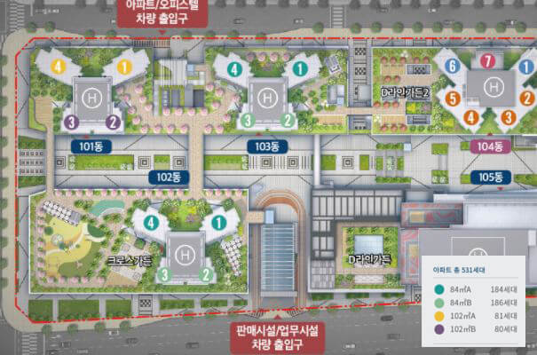 단지배치도