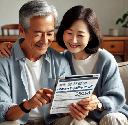 기초연금 모의계산 따라하기