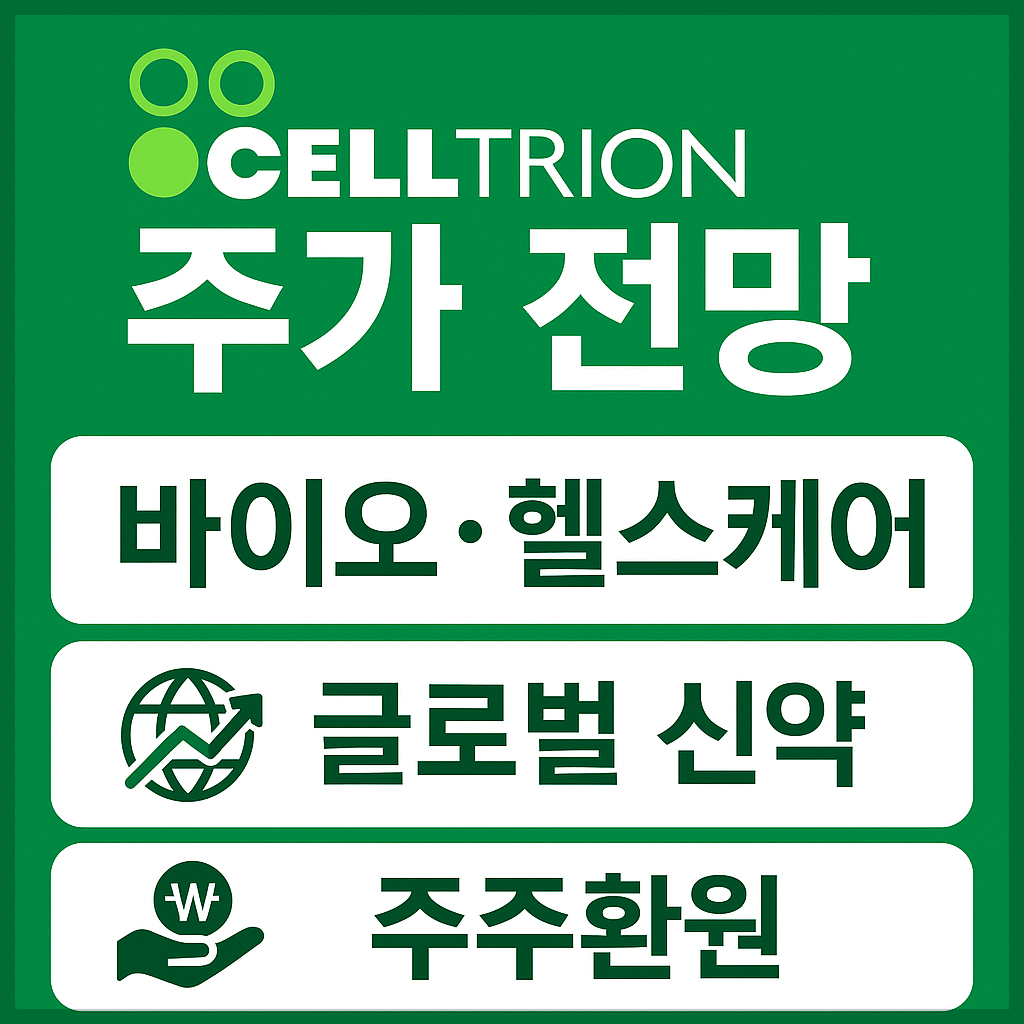 셀트리온 주가 전망 및 배당금 분석, 바이오·헬스케어, 글로벌 신약, 주주환원