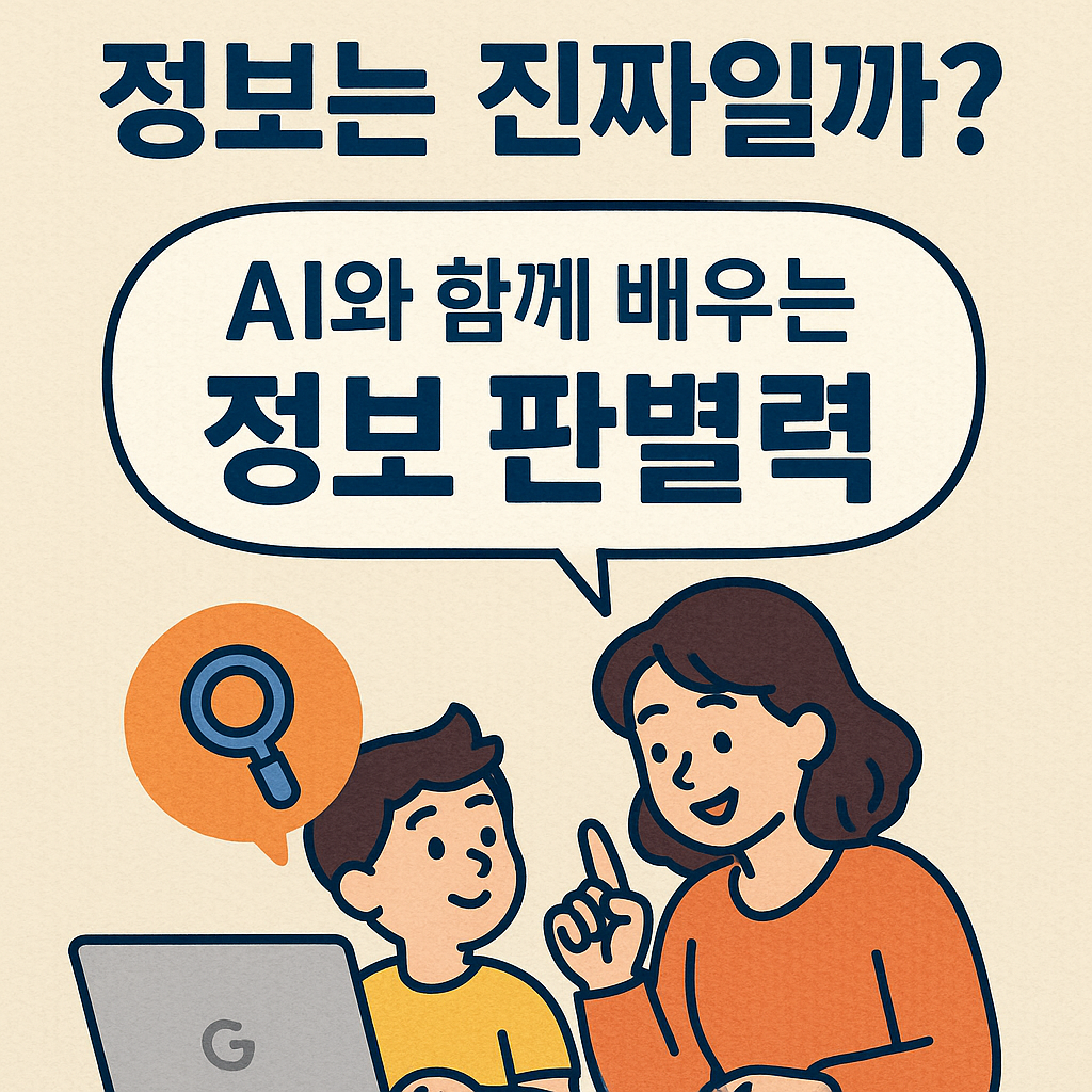 정보는 진짜일까? AI와 함께 배우는 정보 판별력